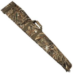The Max 5 Camo 51-inch case features an exterior accessory pocket, and the entire case is made from ruggedly durable 900D synthetic fiber.